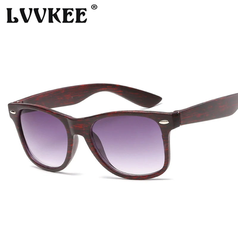 Горячие LVVKEE мода имитация дерева деревянные солнцезащитные очки из бамбука мужские и женские винтажные классические заклепки солнцезащитные очки UV400 Oculos De Sol