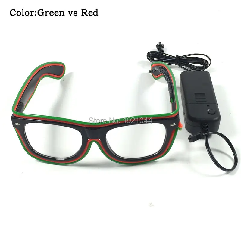 green red