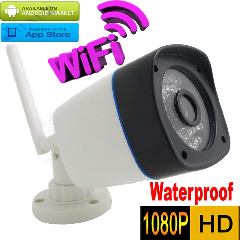 1080P ip-камера wifi 2 МП беспроводная водонепроницаемая Onvif H.264 ИК Ночное Видение HD