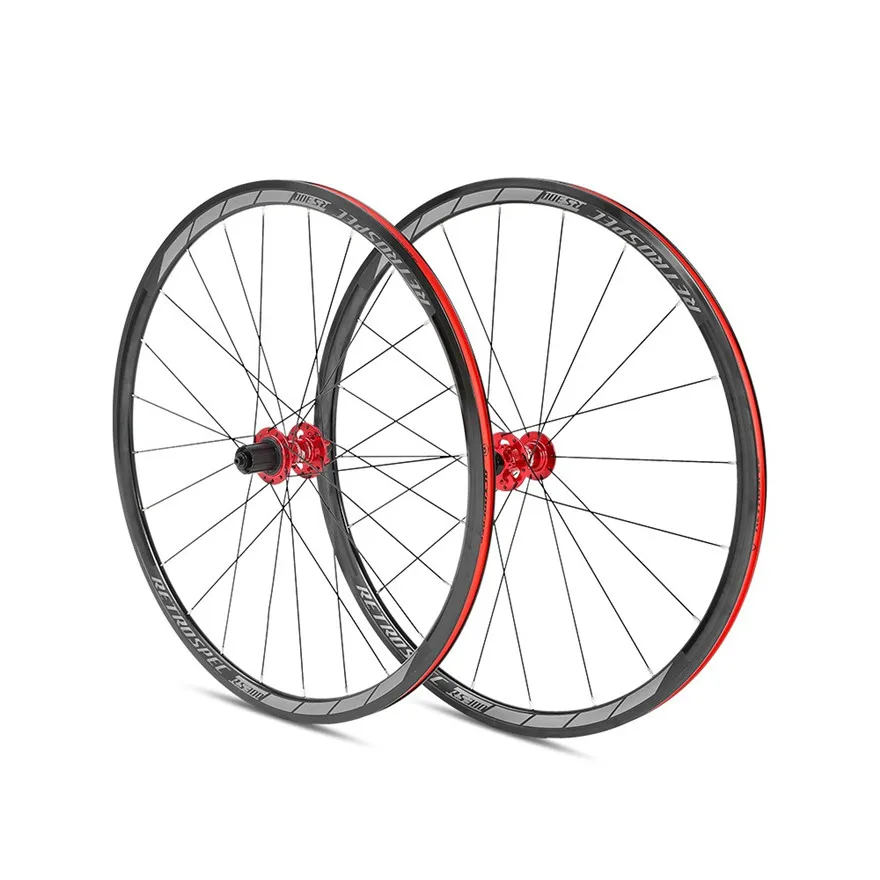 

Aluminum Road Bike Bicycle Four-axis Disc Brake 700CWheel Set Six-Claw Tower Hub Professional Riding 36mm Wheels Rim