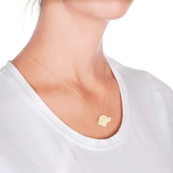Labrador necklace,4