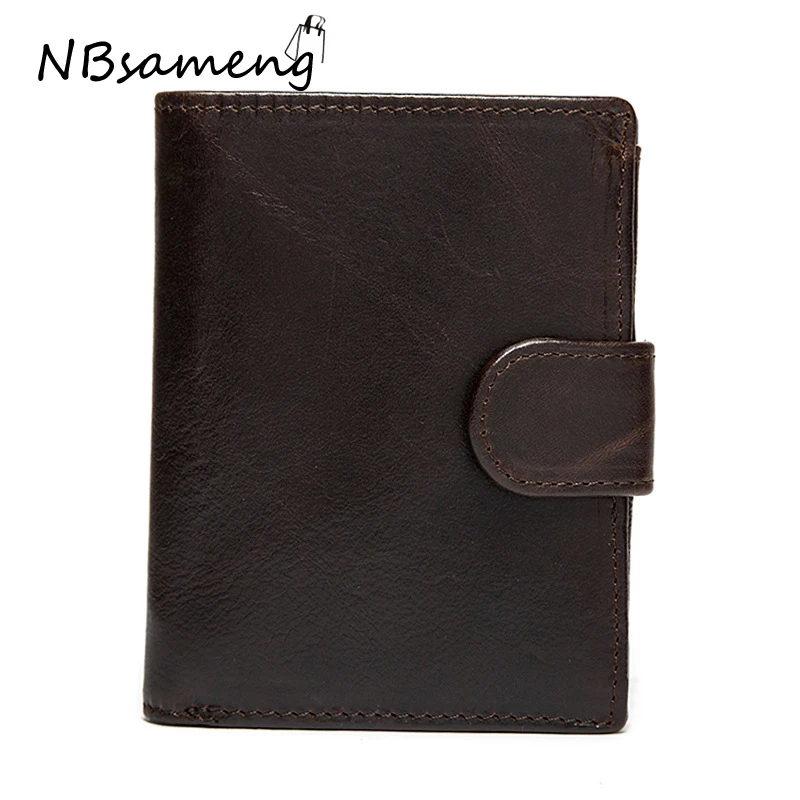 

2016 New Fashion Mens Short Wallet Zipper Dollar Price 100% Genuine Cowhide Leather Clutch Carteira For Mens Monederos SMB657