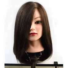 100% Real Human Hair Mannequin Head 20 100% Real Human Hair Mannequin Head 20