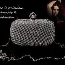 Maleta De Maquiagem, распродажа, новинка,, двусторонняя вечерняя сумочка, стразы, с жемчугом, женские клатчи