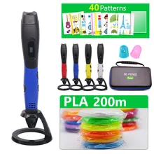 best sellers 3D PEN 3d printer pen usb 3D pen include 200m pal filament and 20