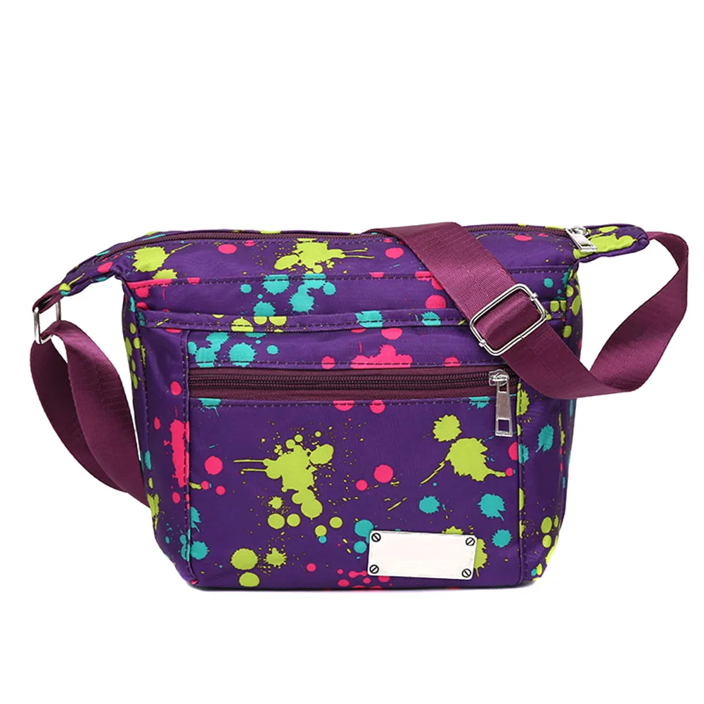 Новая модная женская сумка на плечо Повседневная нейлоновая пляжная сумка многослойные Роскошные сумки женские сумки дизайнерские Sac Bandouliere Femme - Цвет: 4