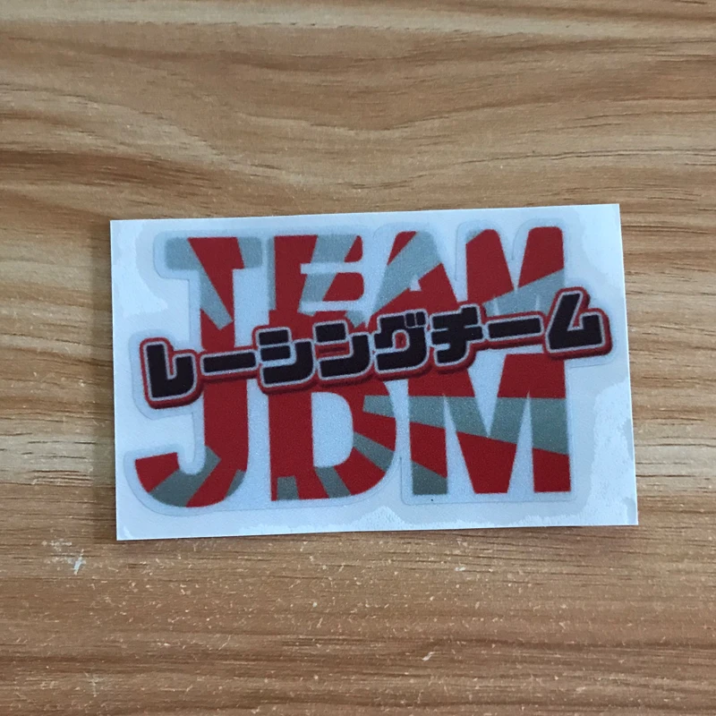 JDM team Sunrise style Car sticker scratch HellaFlush reflective stickers for honda toyota Mitsubishi nissan mazda accessories