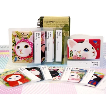 

Fashion Cartoon Cat design Bus Card Case/ Holder / Bank Card case/ Documents folder / baggage Slip