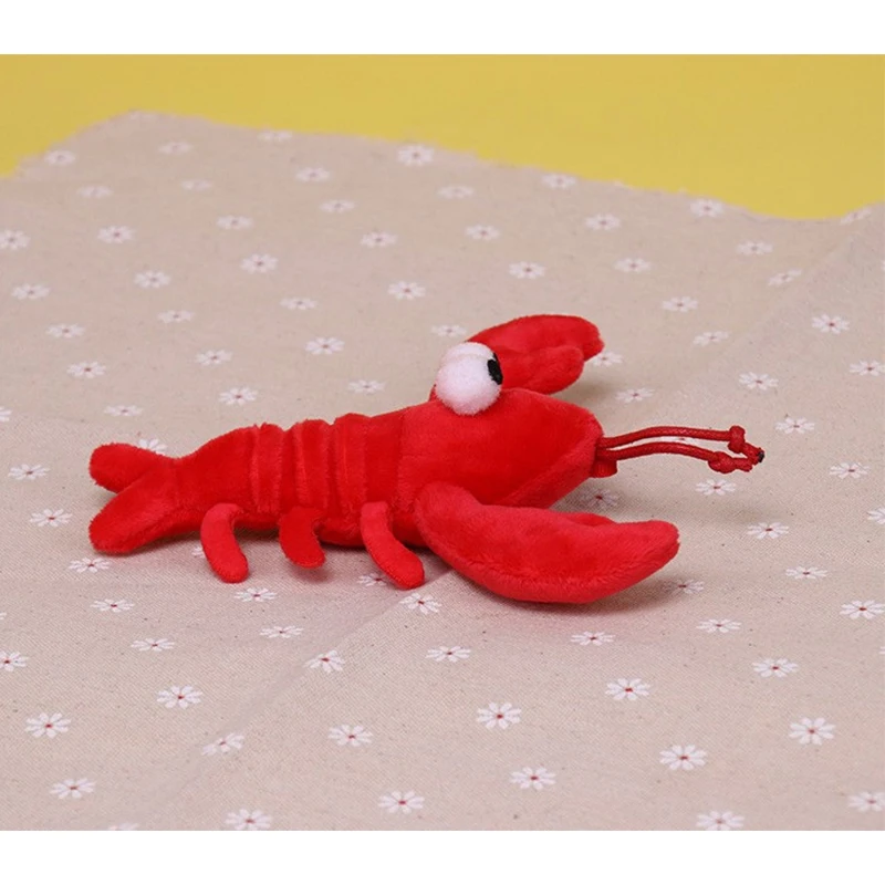 

Cute Big Size 15x13cm Lobster Key Chain Plush Stuffed Toy Plush Animal Toys