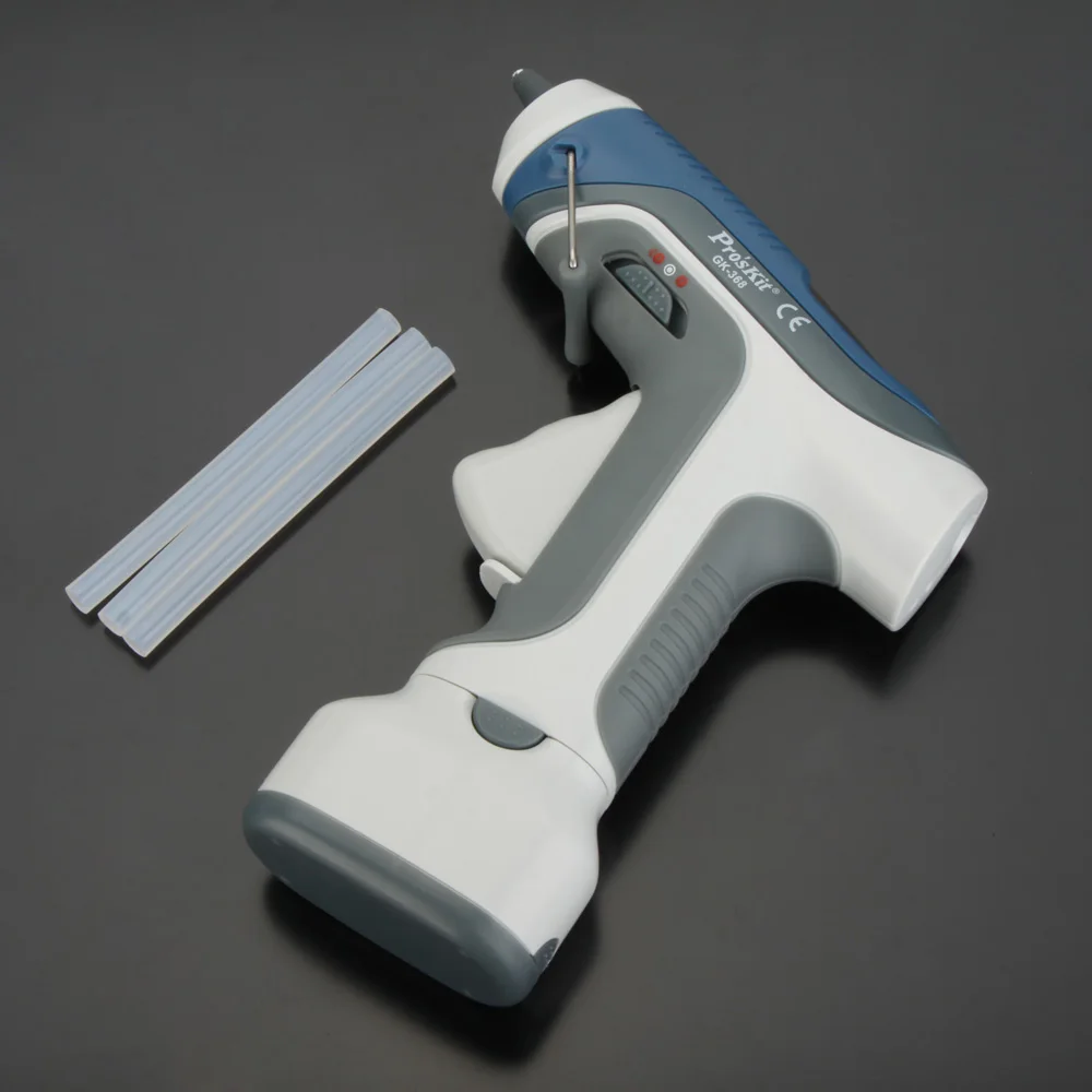 

7W / 6V Cordless Hot Melt Glue Gun w/ Free 3pc 7mm Sticks Graft Repair Tool For DIY Model Living Craft