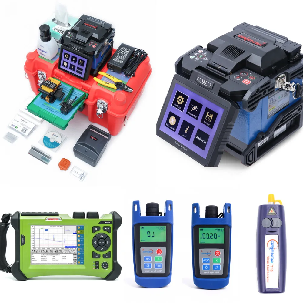 Orientek T45 Fusion Splicer OTDR SV20A SM 1310//1550nm OPM OLS VFL other tools