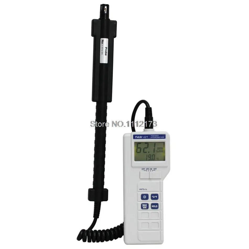 

TASI-621 Digital Humidity and Temperature Meter Hygrometer Thermometer 0 to 100% R.H. Range Split ThermoHygrometer Dropshipping