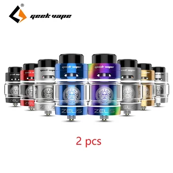 

2pcs/lot Hot Sell Geekvape Zeus Dual RTA Zeus RTA Dual Coil Version 2ml/4ml RTA Zeus Atomizer E Cigarette Vape Tank Vs Manta Rta