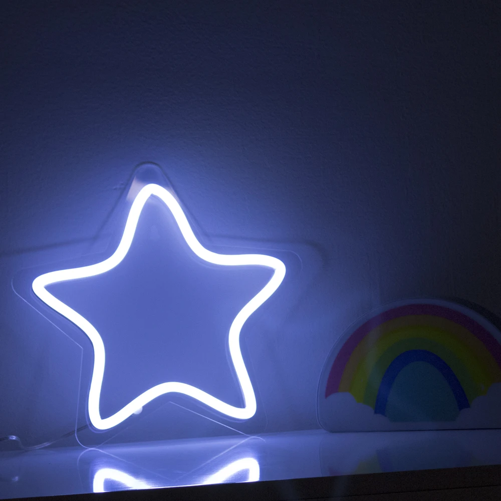 Chi-buy Pentagram LED Neon Light