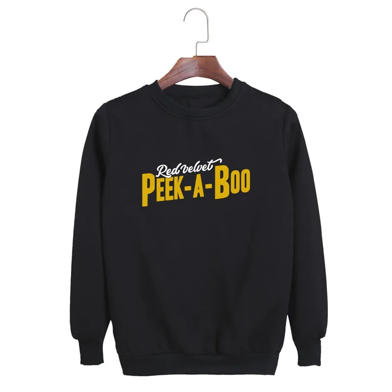 KPOP Корейская мода красный бархат альбом идеальный Peek A Boo о образный вырез
