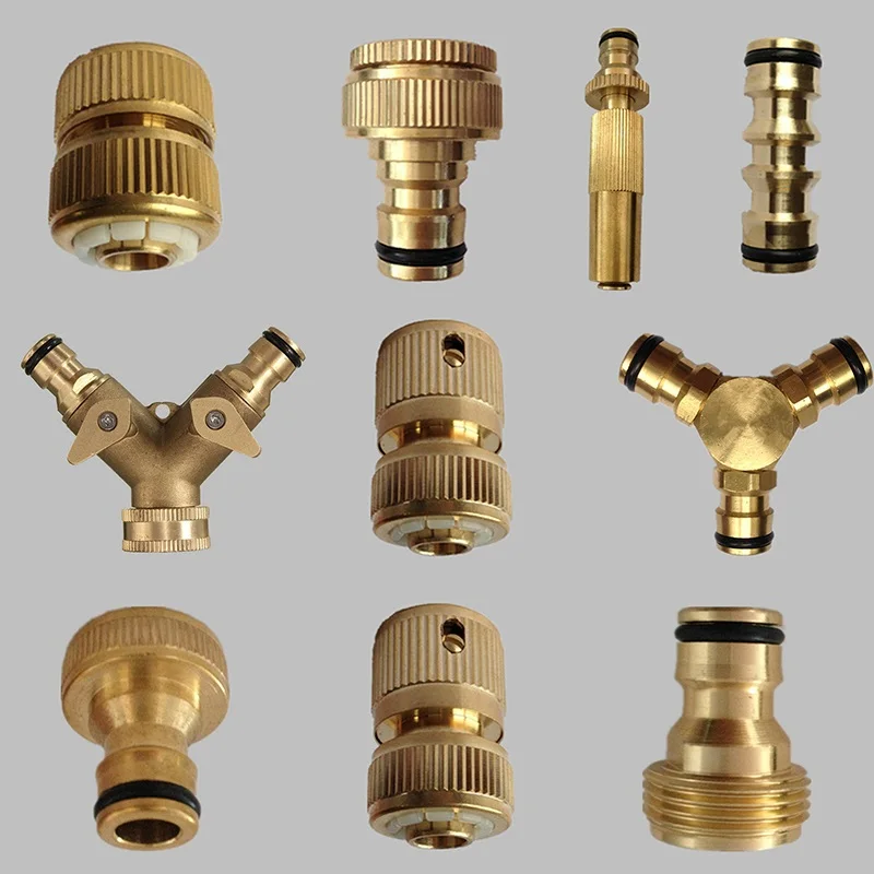 3/4" Threaded Brass Tap Adaptor Home Garden Water Hose  Pipe Connector New 