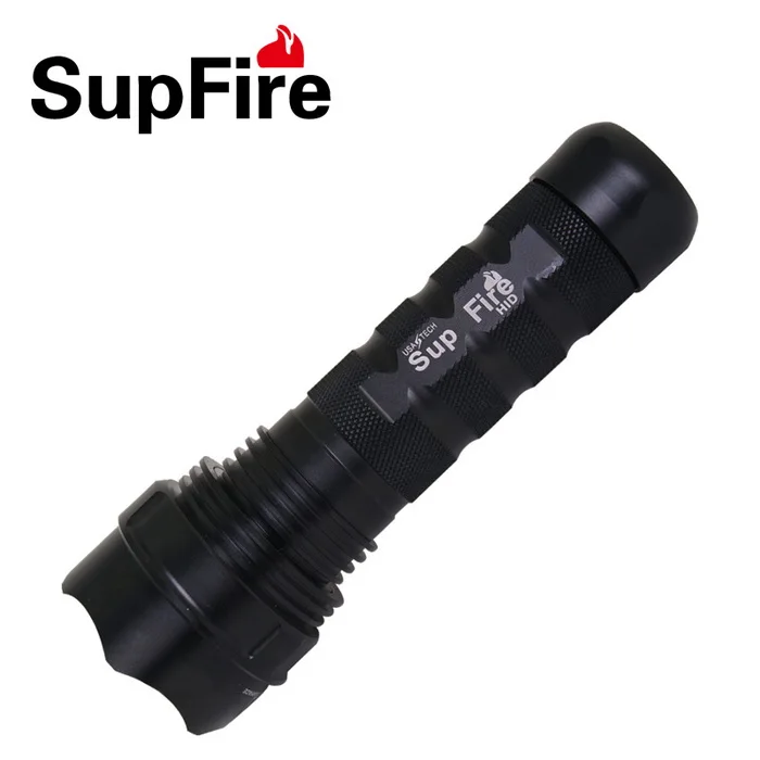 

Supfire HID-24W Cree XM U21600 Lumens Portable LED Flashlight Outdoor Led Lighting Waterproof IP67 with HID Dedicated Battery