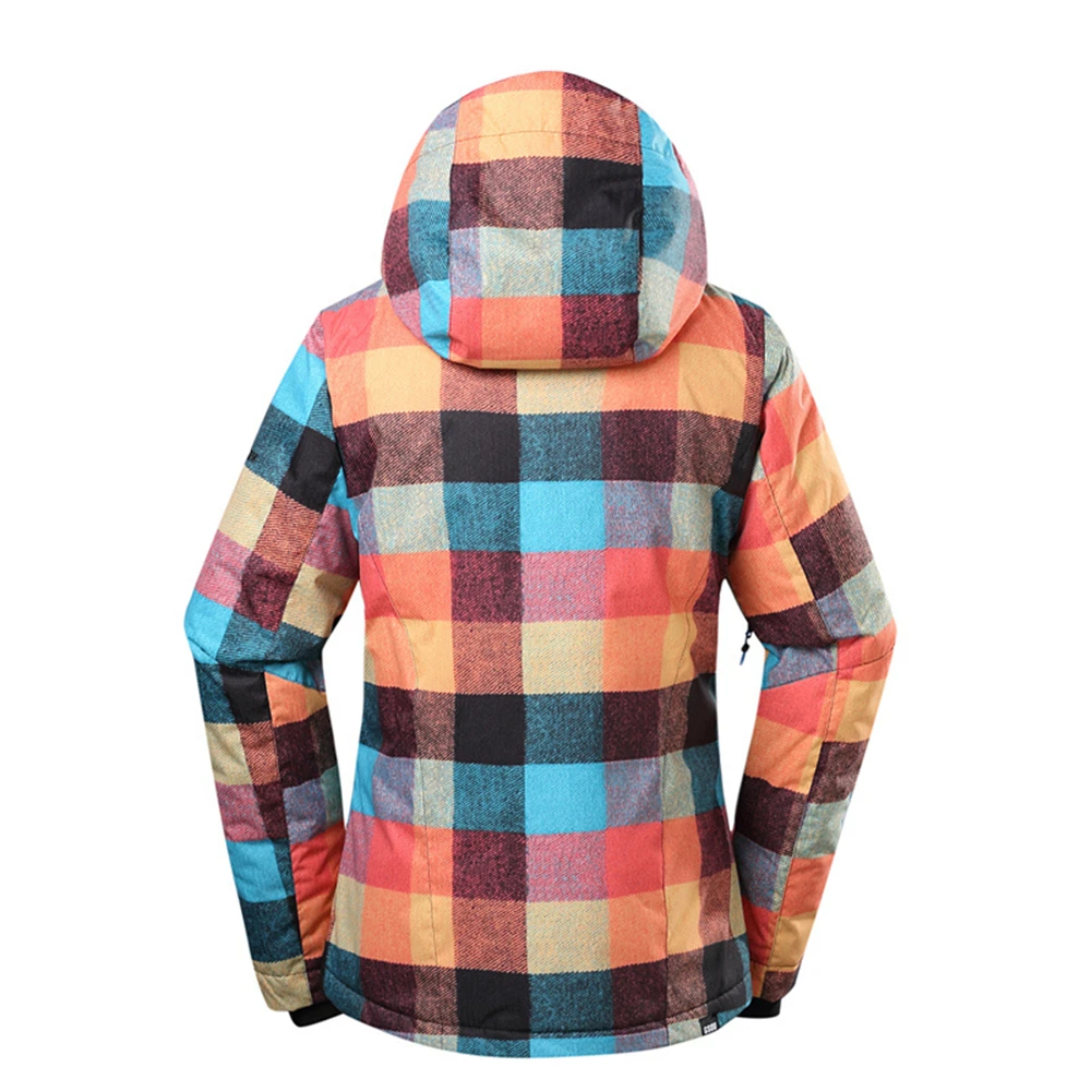 جديد وصول Gsou الثلوج النساء سترة تزلج للماء 10000 تنفس 10000 الشتاء على الجليد سترة في الهواء الطلق الجبلية تزلج الثلوج معاطف