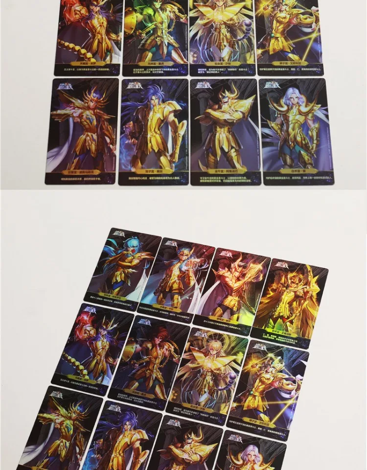 Saint Seiya Gold святых коллекция карты флэш-карты 30th Юбилей Cardbook