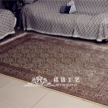 5,5 'x8' вязаные вручную шелковый ковер для домашнего интерьера шелковый ковер с восточным рисунком для гостиной