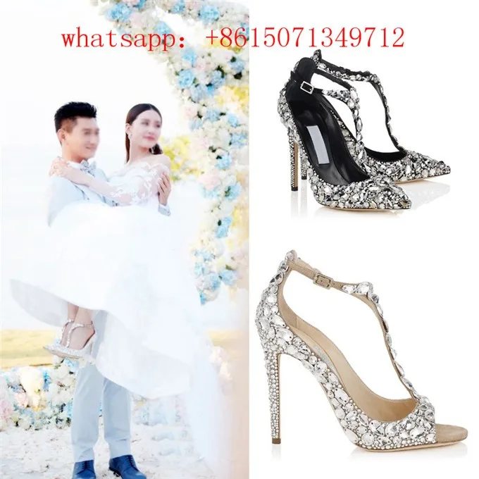New-Luxury-Crystal-Diamond-Wedding-Shoe-Jeweled-High-Heel-Gladiator-Sandals-Women-Rhinestone-Embellished-T-Strap