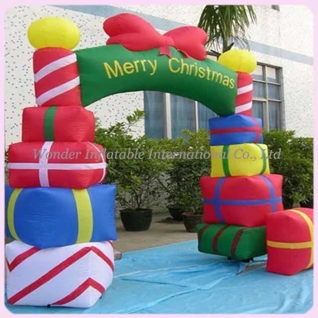 6m wide inflatable christmas arch outdoor merry christmas archway