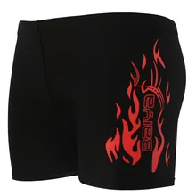 CKAHSBI пламенный узор мужские плавки-шорты для купания плавки для купания Синий Красный Пляжная одежда трусы купальный костюм Пляжная одежда