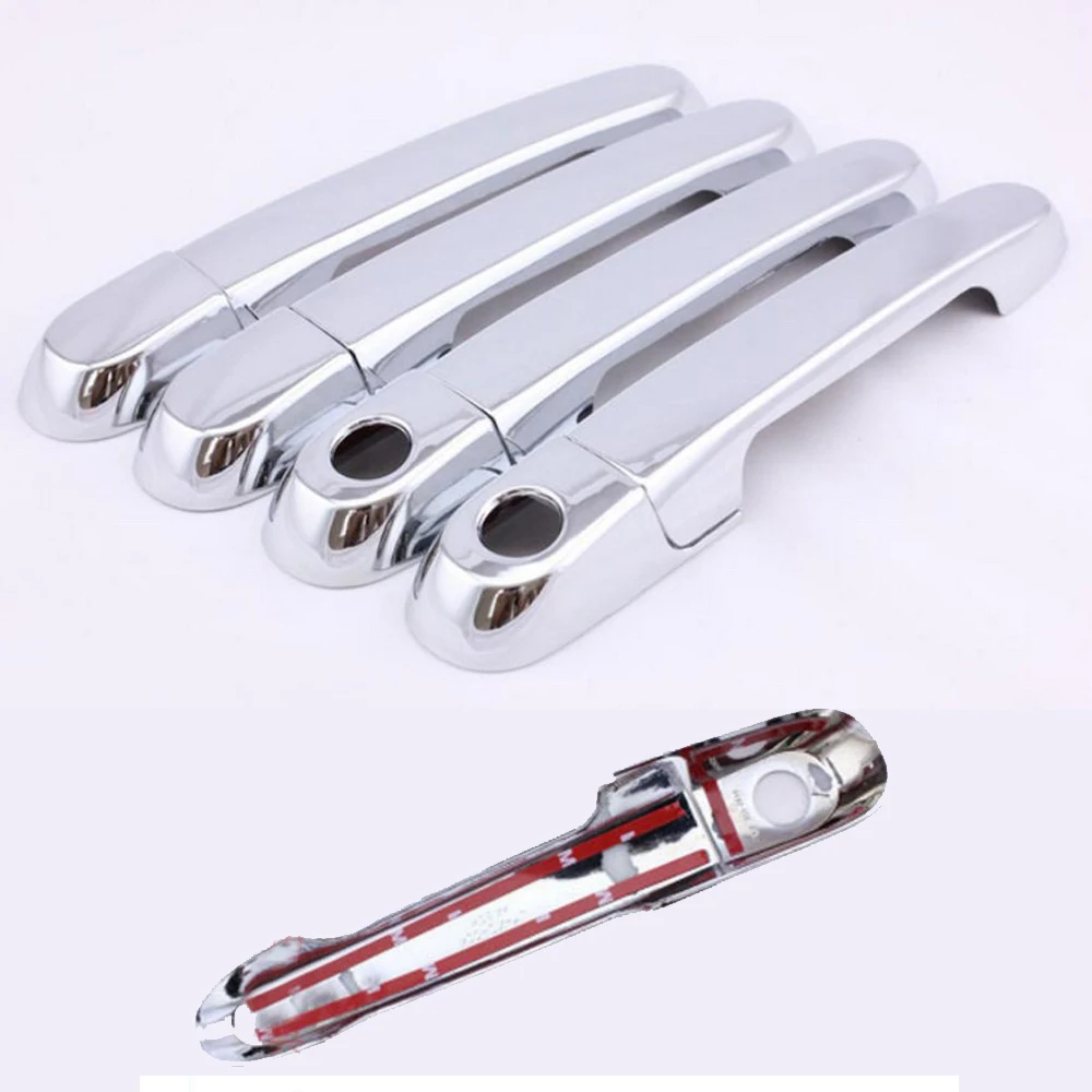 New Car Exterior Decor Accessories Chrome Door Handle Cover Trim