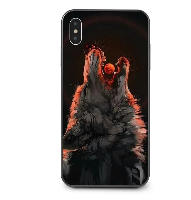 Роскошный мягкий чехол для iPhone 7 8 Plus 6 6S X XS MAX 5 5S SE XR с японскими красными коронными