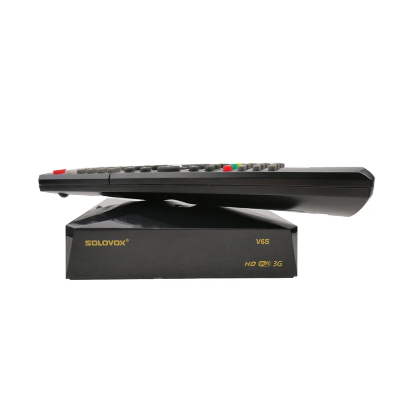 SOLOVOX V6S Receptor DVB S2 H.265 M3U IPTV BOX спутниковый ресивер Поддержка spainish 7 Clines CCCAM PowerVu DRE Biss key