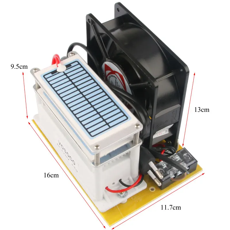Генератор озона, 24 Гц/ч, портативный озонатор, очиститель воздуха, очиститель воздуха, стерилизатор, лечение с вентилятором, удаление формальдегида, 220 В