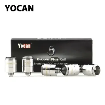 

Original 5pcs Yocan Evolve Plus Coil Quartz Dual Coil & 0.8ohm Ceramic Donut Coil Purest Flavor for Evolve Plus Kit E-cig Coil