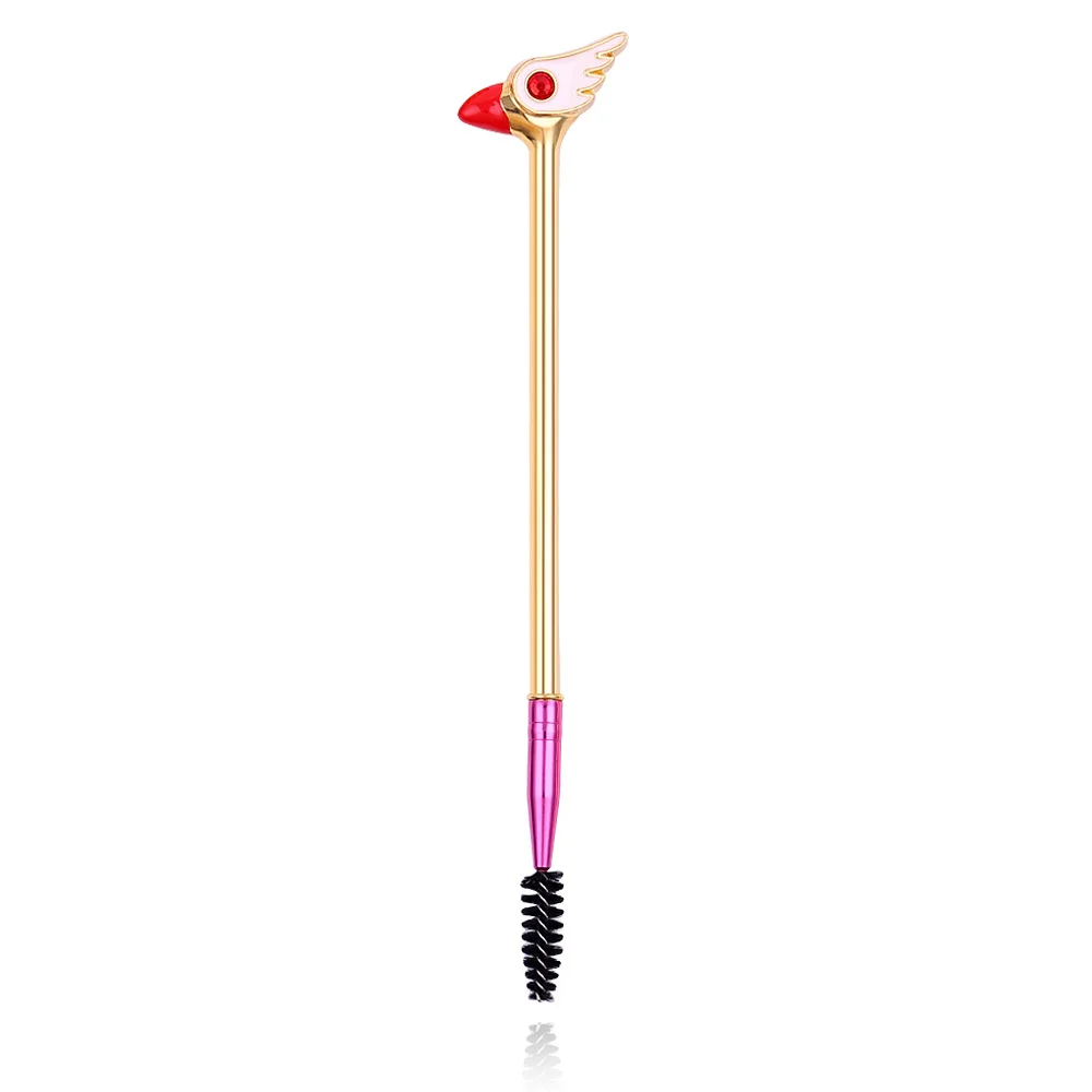 Cardcaptor Sakura Makeup Brushes Cosmetic Tool Beauty Makeup Brushes Eyeshadow Eyelashes Blending Brush Portable Make Up Brush - Handle Color: Серый