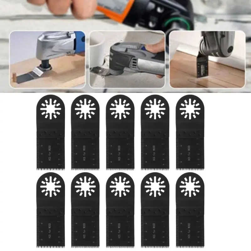 10PCS Metal 35MM Japan Coarse Tooth Blades Set Oscillating Multi Tool Accessories Kit 10PCS Metal 35MM Japan Coarse Tooth Blades Set Oscillating Multi Tool Accessories Kit