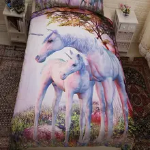 Unicorn Bedding Sets Single Duvet Cover Set Queen King Comforter Bedding Set YU01#