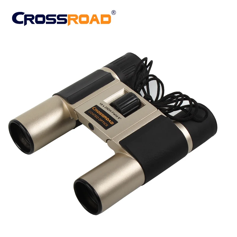 

CR telescop10x25 telescope mirror binoculars for hunting no night vision infrared telescopio theater binoculars monoculaire