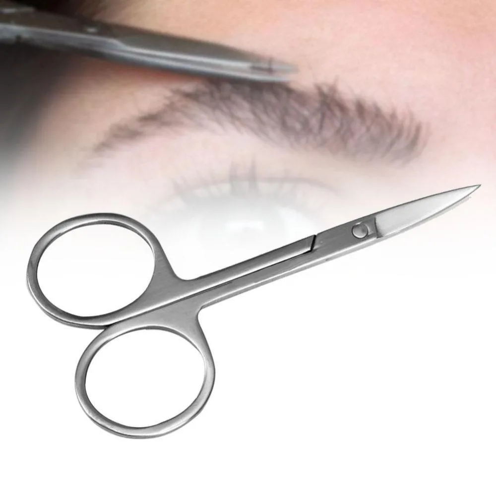 

Stainless Steel Finger Toe Nail Scissors Curved Manicure Cuticle New rubis nail scissors boots