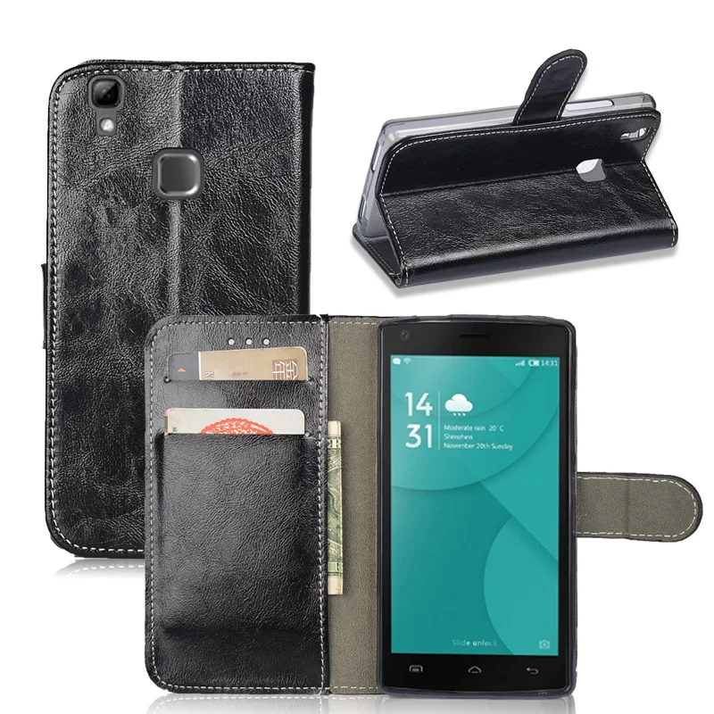 J&ampR Leather Case For Doogee X5 Max Flip Cover Max/X5 Pro 5.0 inch Wallet Stand Protective Phone Bags&ampCases | Мобильные