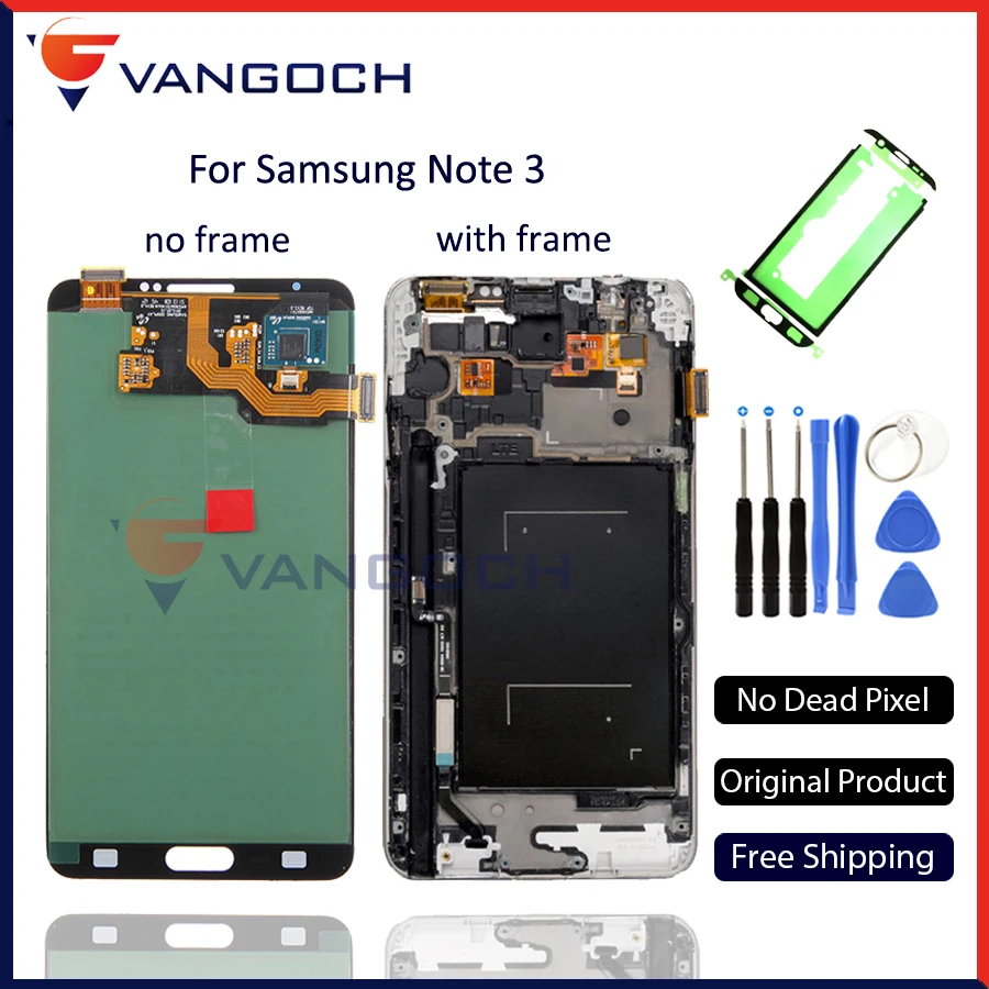 Для samsung Galaxy Note 3 N9005 N900A N900 N900V Дисплей ЖК-дисплей Экран Сенсорный экран Замена