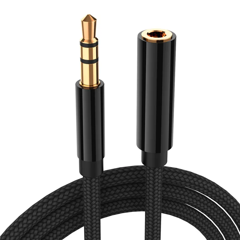 

New 3.5mm AUX Audio Extension Cable 3.5 Jack male to Female earphone Extender Cable Car Aux Code for Headphone Louder