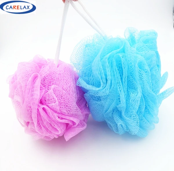Zomer Bad Bal Body Scrub Bad Poufs Mesh Douche Spons Body Reinigen
