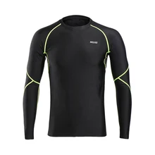 Winter Warm UP Fleece Cycling Base Layer Men Compression Base Layers Tights Cycling Long Sleeves Workout GYM Shirts