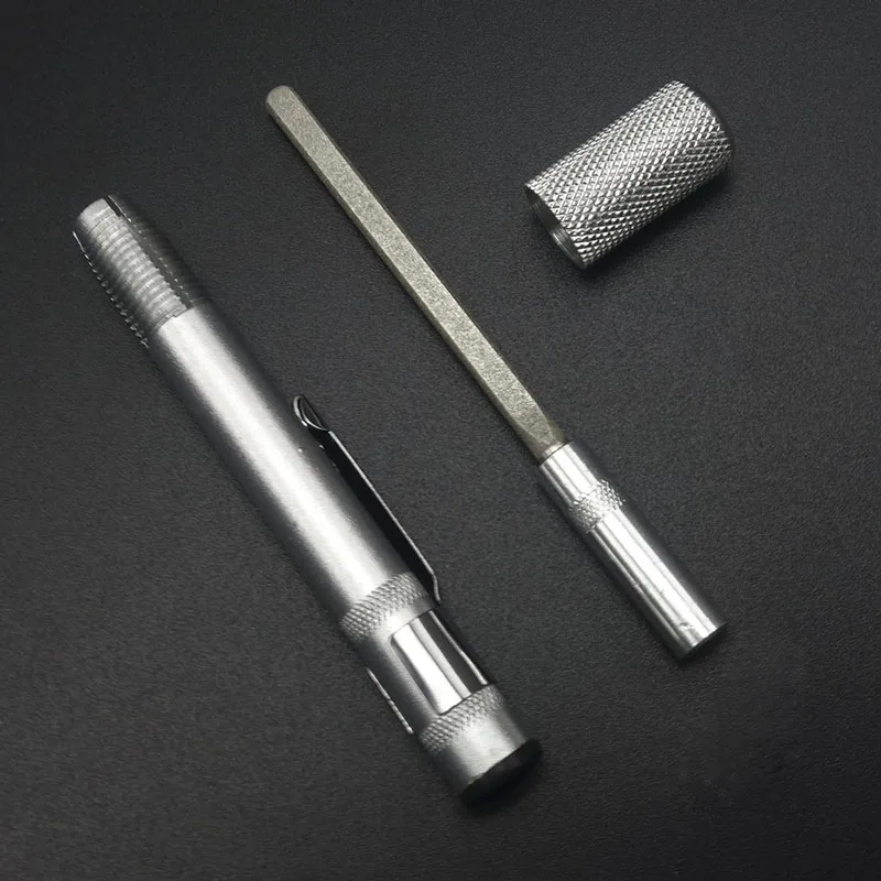 

Portable Outdoor Pen style Diamond Knife Fishhook Sharpener Hand Outdoor Tools kit