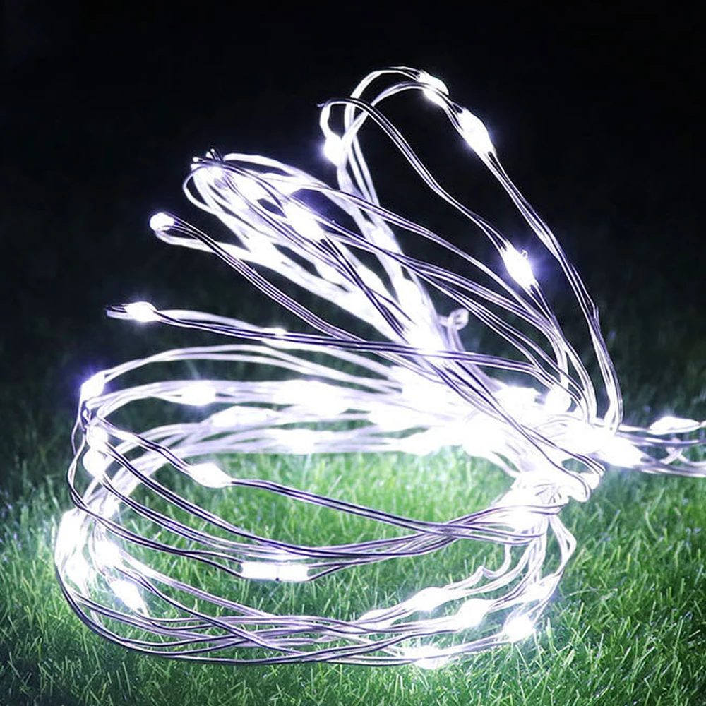 outside fairy lights 2M 5M Led String Lights Chain Copper Wire USB Or Battery Powered led String light Fairy Light For Christmas Lights Wedding Party warm white fairy lights