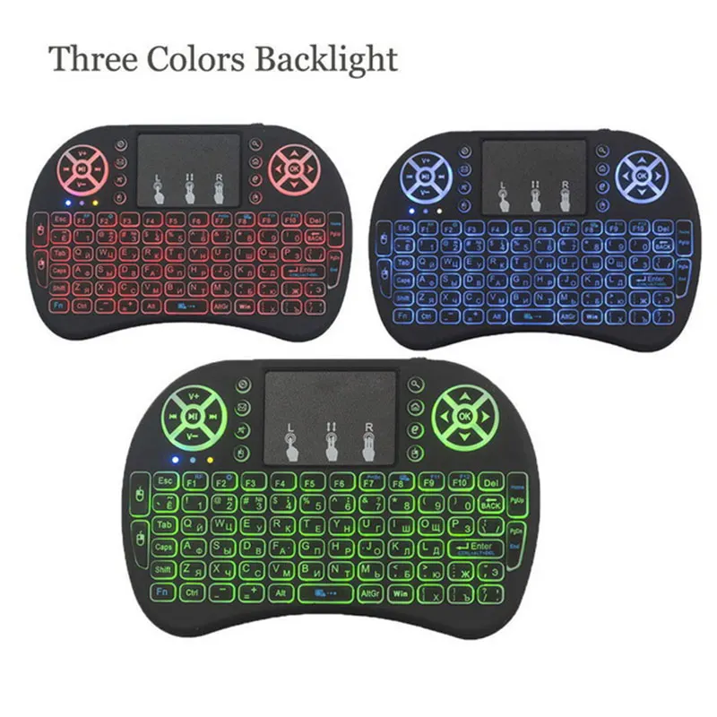 

New Touch Keyboard Wireless Keyboard Mini Keyboard With Backlight For Desktop Notebook Computers Intelligent Mobile Phone 92Key