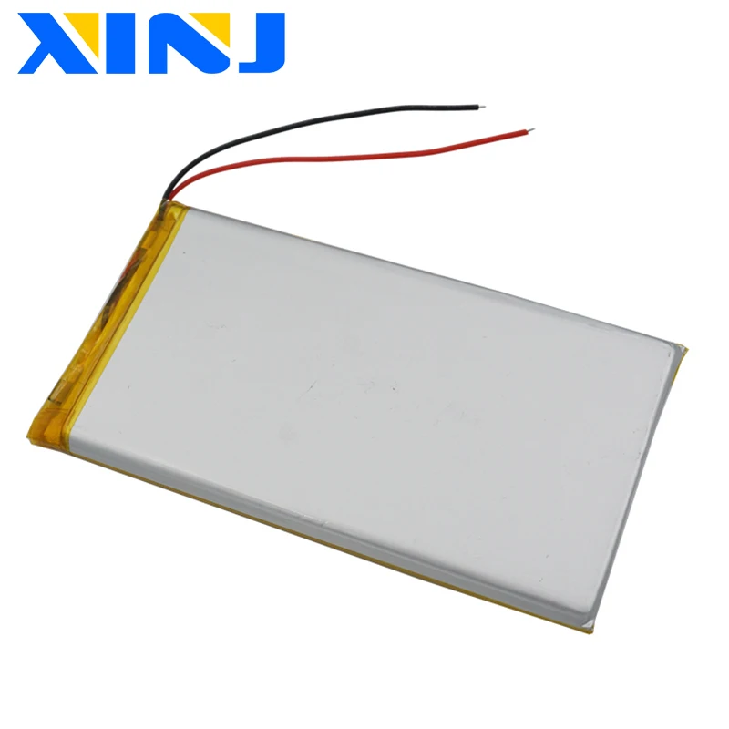 XINJ 3 7 В 8000 мАч литий полимерный аккумулятор ионный для телефона GPS ipod PAD средний