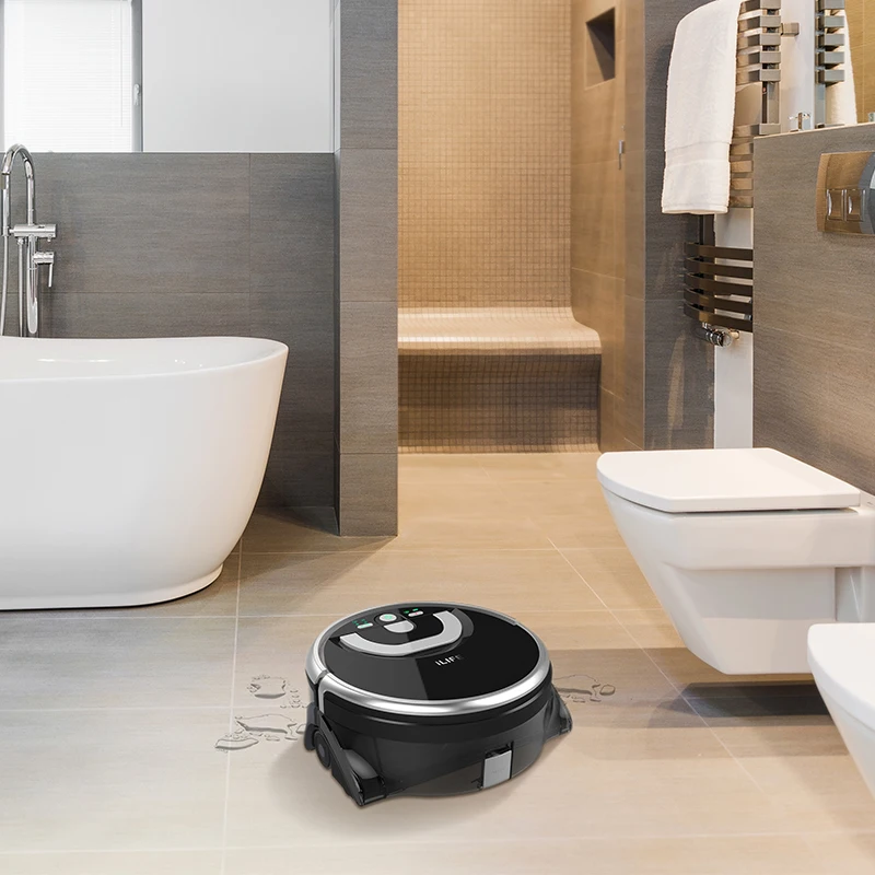 ILIFE New W400 Floor Washing Robot Voice Assistance Navigation Large Water Tank Kitchen Cleaning Planned Cleaning Route