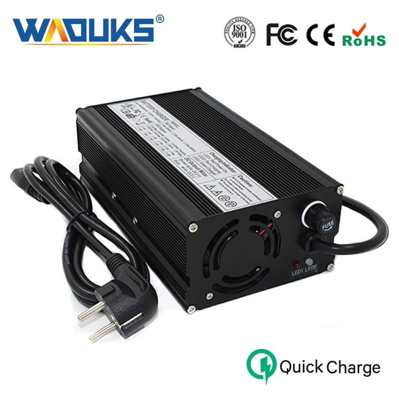 42V 10A Li ion Lipo Battery Charger For 36V 10S Lipo/LiMn2O4/LiCoO2