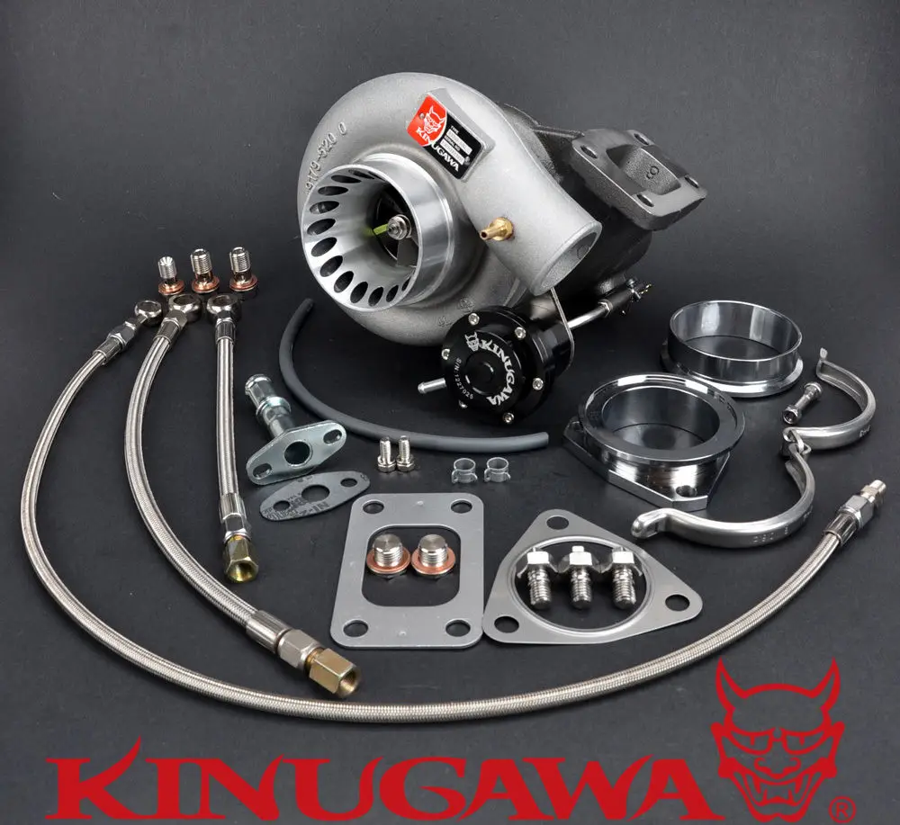 Турбокомпрессор Kinugawa 3 &quot анти-всплеск 8 см T3 V-Band для Nissan TD42 Patrol дизельного