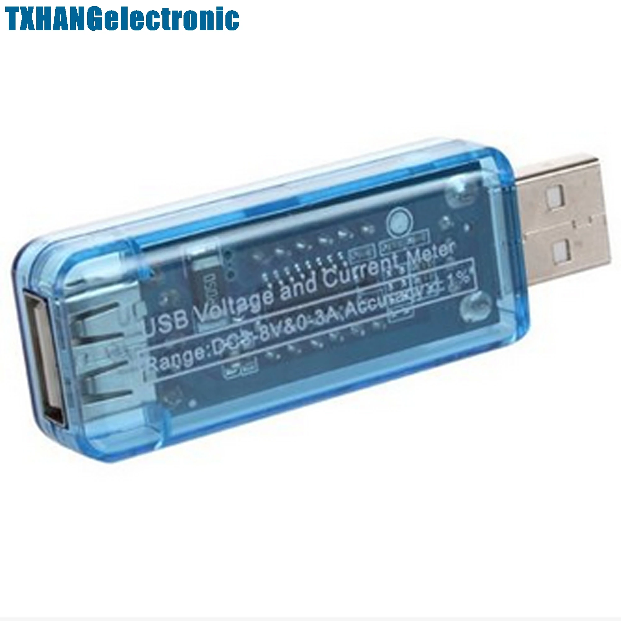 NEW 0.4inch LED 4-Digit Red Display USB Power Charger Voltage Current Tester